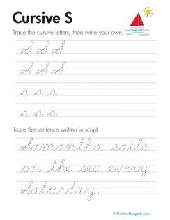 Cursive S