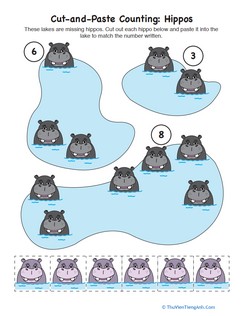 Cut-and-Paste Counting: Hippos