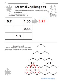 Decimal Challenge #1