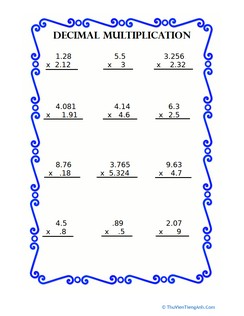 Decimal Multiplication