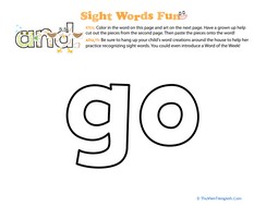Spruce Up the Sight Word: Go