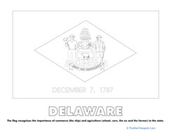 Delaware State Flag