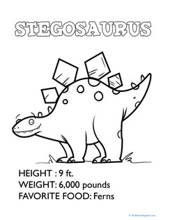 Dino Delight: Stegosaurus
