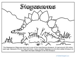 Dino Dot to Dot: Stegosaurus