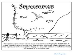Dino Dot to Dot: Supersaurus