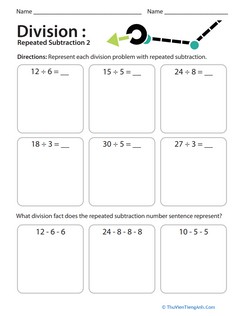 Division: Repeated Subtraction (Part Two)
