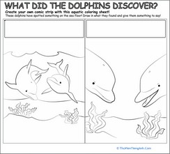 Dolphin Comic Strip