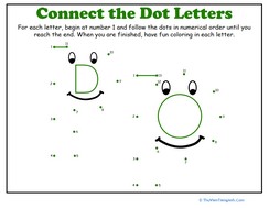 Dot-to-Dot Alphabet: P