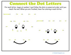 Dot-to-Dot Alphabet: W