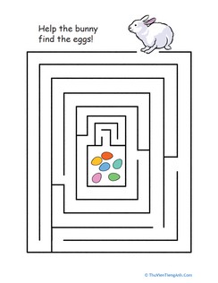 Solve the Easter Egg Maze