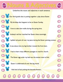 Easter Noun & Adjectives #9