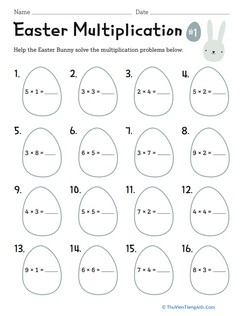 Easter Multiplication #1