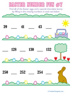 Easter Number Fun #7