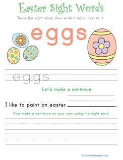 Easter Sight Words #1