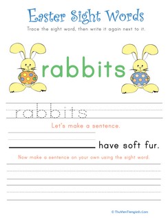 Easter Sight Words #2