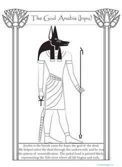 Egyptian God Anubis