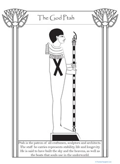 Egyptian God Ptah