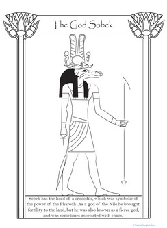 Egyptian God Sobek
