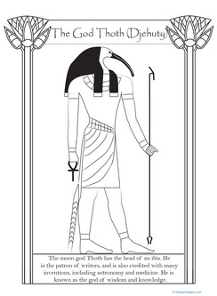 Egyptian God Thoth