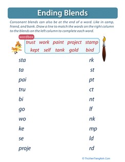 Ending Consonant Blends