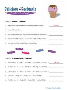 Writing Decimals in Expanded Form