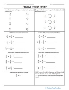 Fabulous Fraction Review