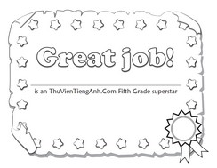 Fifth Grade Learning Certificate