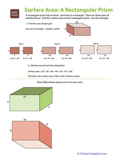 Find the Surface Area: Rectangular Prism