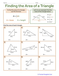 Finding the Area of a Triangle