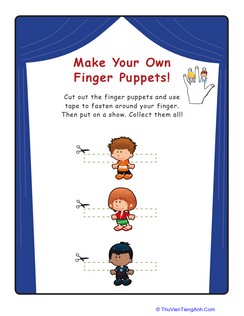 Cool Kids Finger Puppets