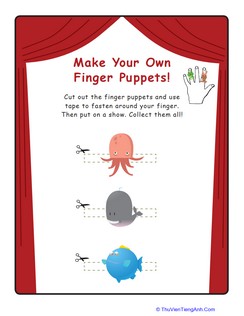 Fishy Finger Puppets