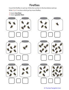 Fireflies: Counting and Comparing