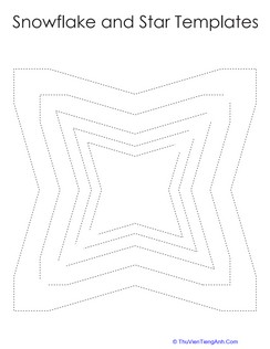 4-Point Star Cut-Out