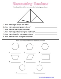 Geometry Review: Angles and Polygons