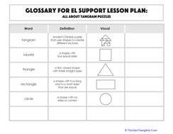 Glossary: All About Tangram Puzzles