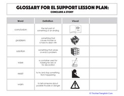 Glossary: Conclude a Story
