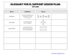 Glossary: Let’s Add!