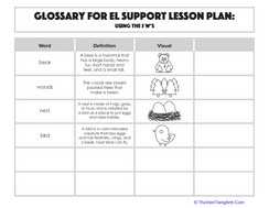 Glossary: Using the 5 W’s