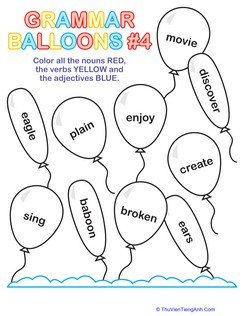 Grammar Balloons #4