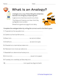 What Is an Analogy?