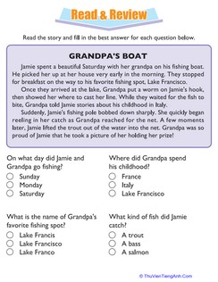 Read and Review: Grandpa’s Boat