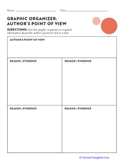 Graphic Organizer: Author’s Point of View