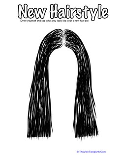 Hair Coloring Page