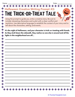 Halloween Creative Writing Prompt #2: The Trick-or-Treat Tale