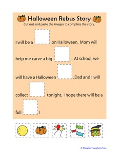 Halloween Rebus Story