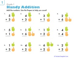 Addition Practice: A Helping Hand