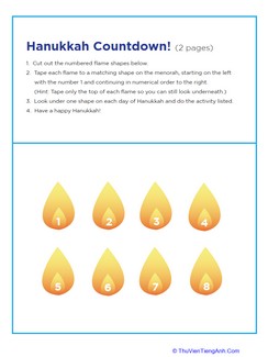 Countdown to Hanukkah