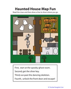 Haunted House Map