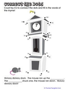 Hickory Dickory Dock Skip Counting