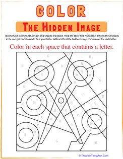 Color the Hidden Image